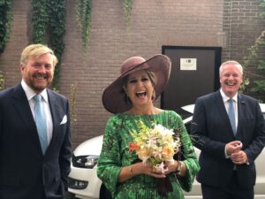 Koning Willem Alexander, Koningin Maxima en Commissaris van de Koning Andries Heidema